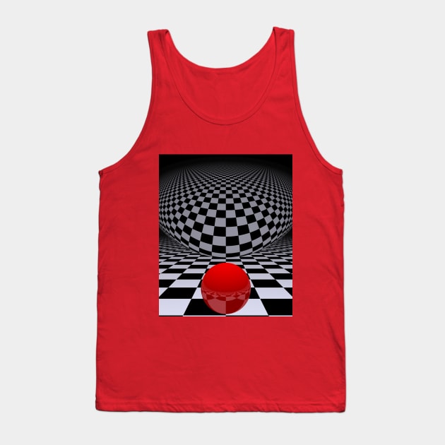 OpArt Balls Tank Top by issabild